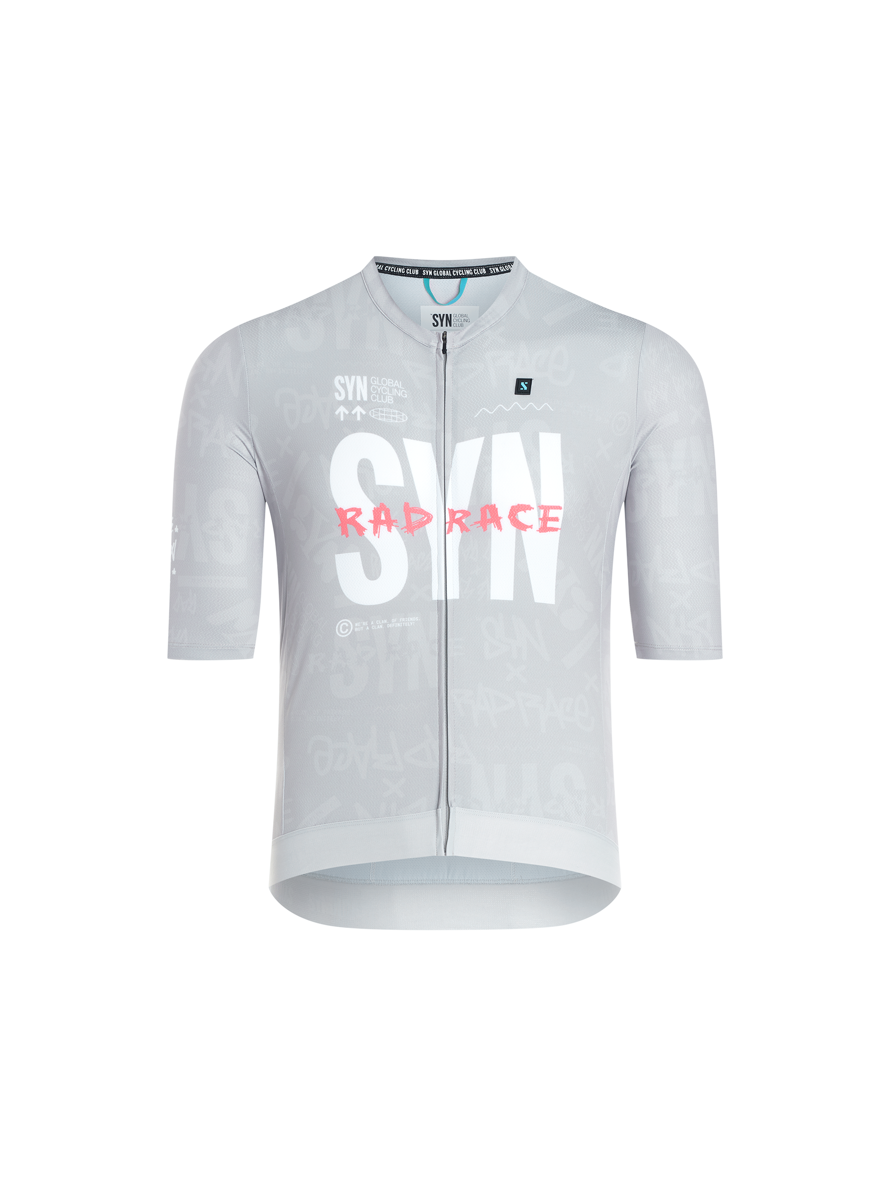 SYN 車衣 Pro Rad Race Jersey Cool Grey 男款 灰