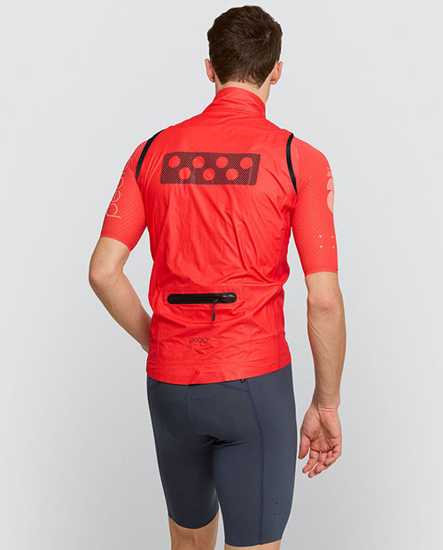 Pedla 防雨背心Pro Deflect Gilet Poppy Red 男款 罌粟紅