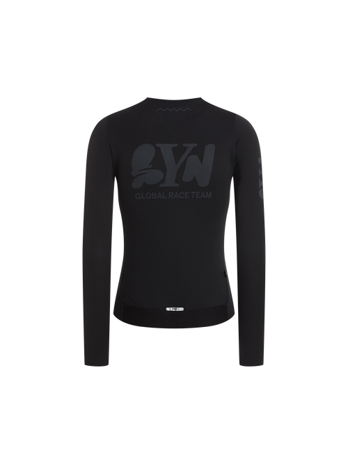 SYN 無拉鍊車衣 Pro Team Gravity Jersey Black 女款 黑