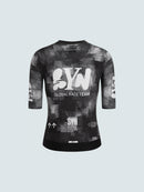 SYN 車衣 Pro Team Jersey Black 女款 塊狀刷灰黑