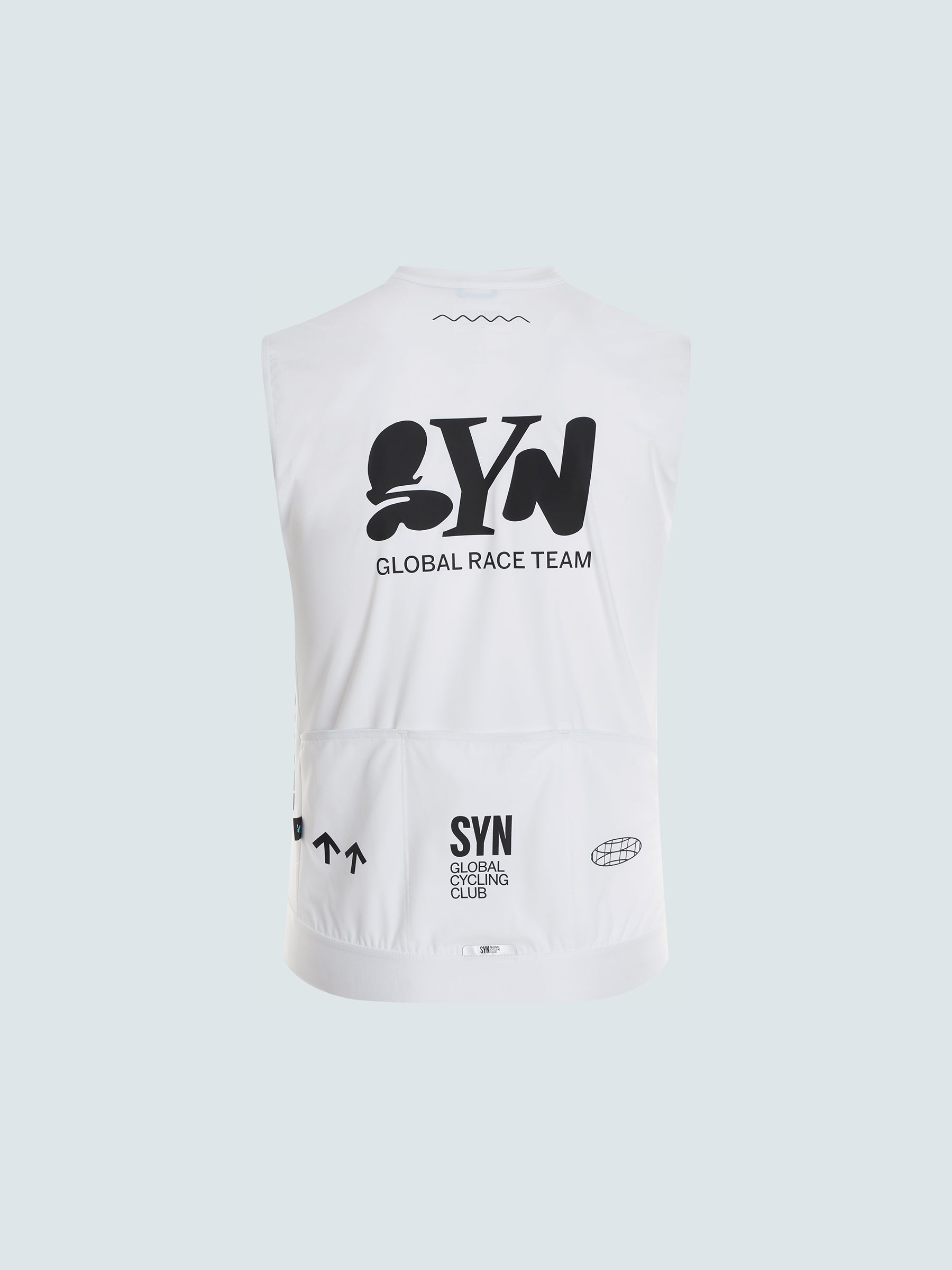 SYN 防潑背心 Pro Team Vest White 男款 白