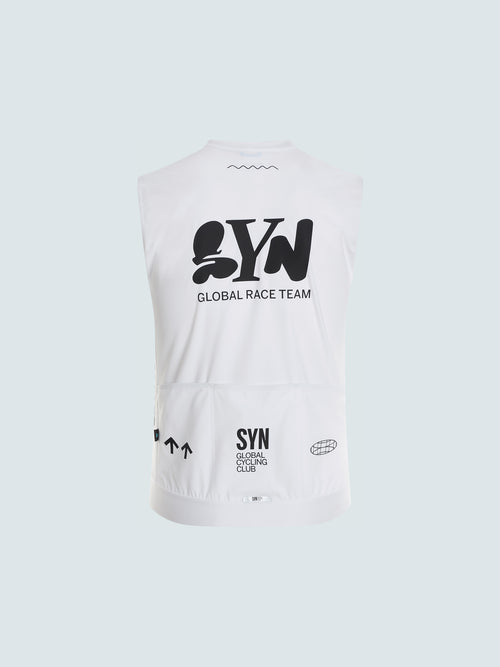 SYN 防潑背心 Pro Team Vest White 男款 白