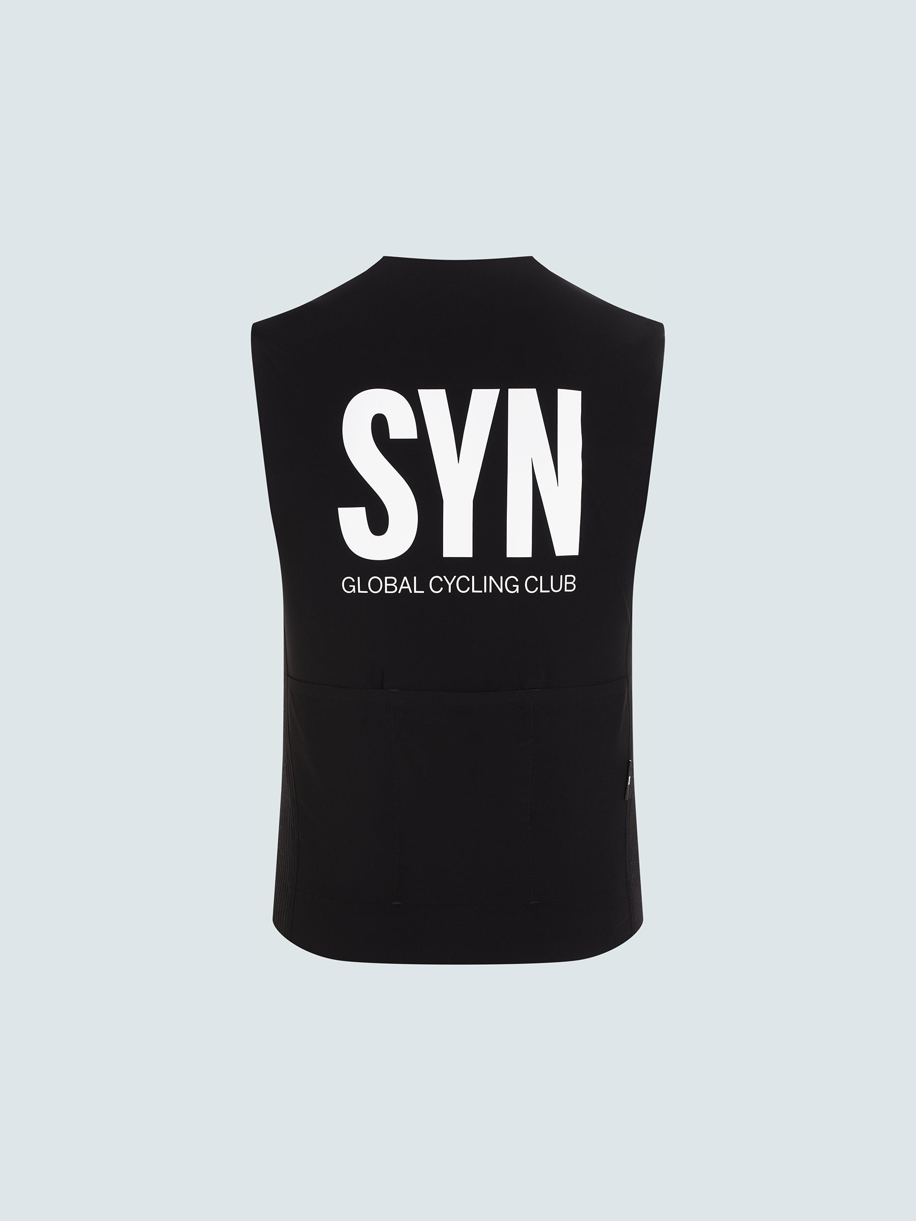 SYN 極輕防潑背心 Pro Tech Vest Black 男款 黑底白字