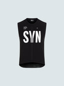 SYN 極輕防潑背心 Pro Tech Vest Black 男款 黑底白字