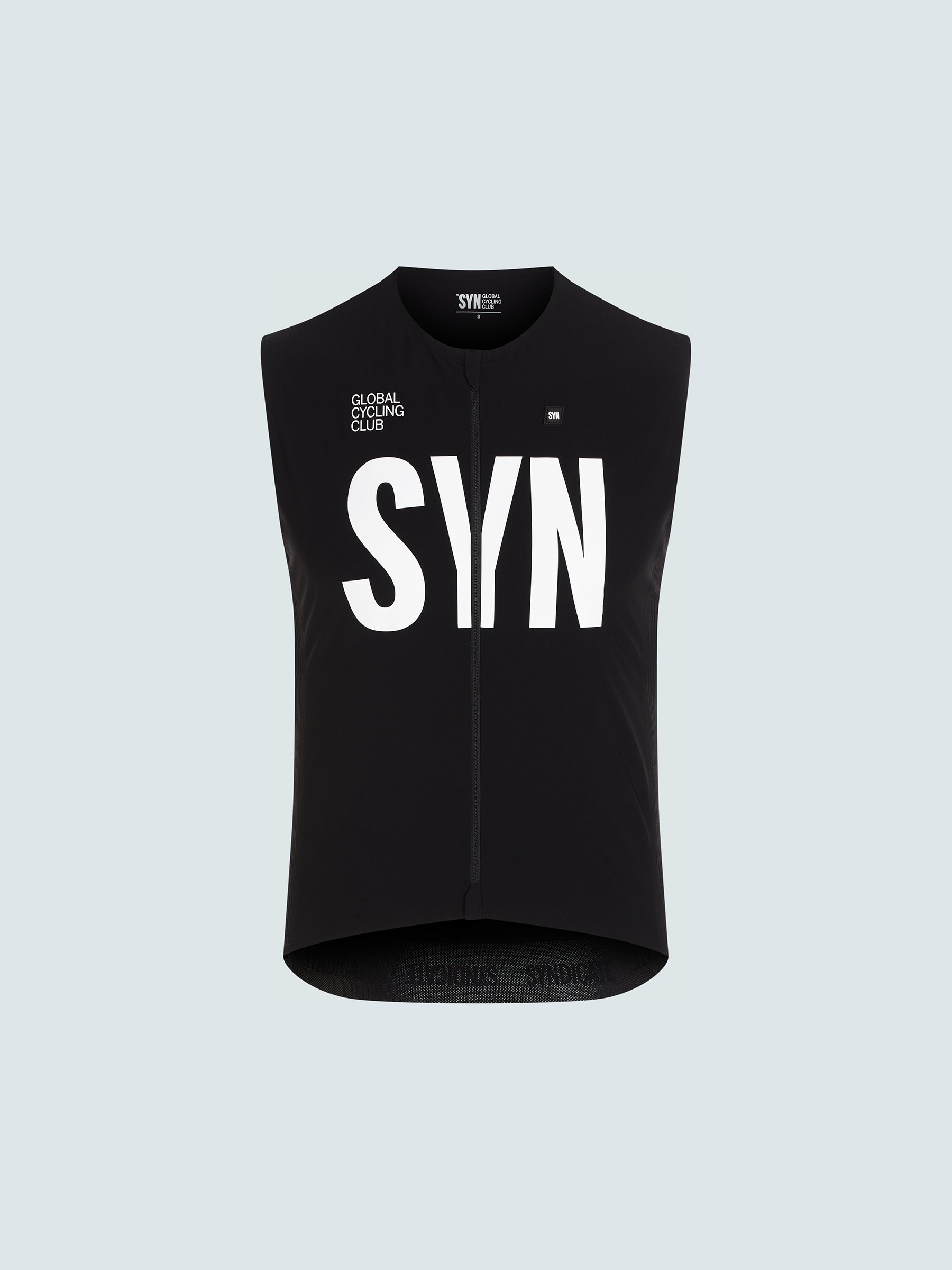 SYN 極輕防潑背心 Pro Tech Vest Black 男款 黑底白字