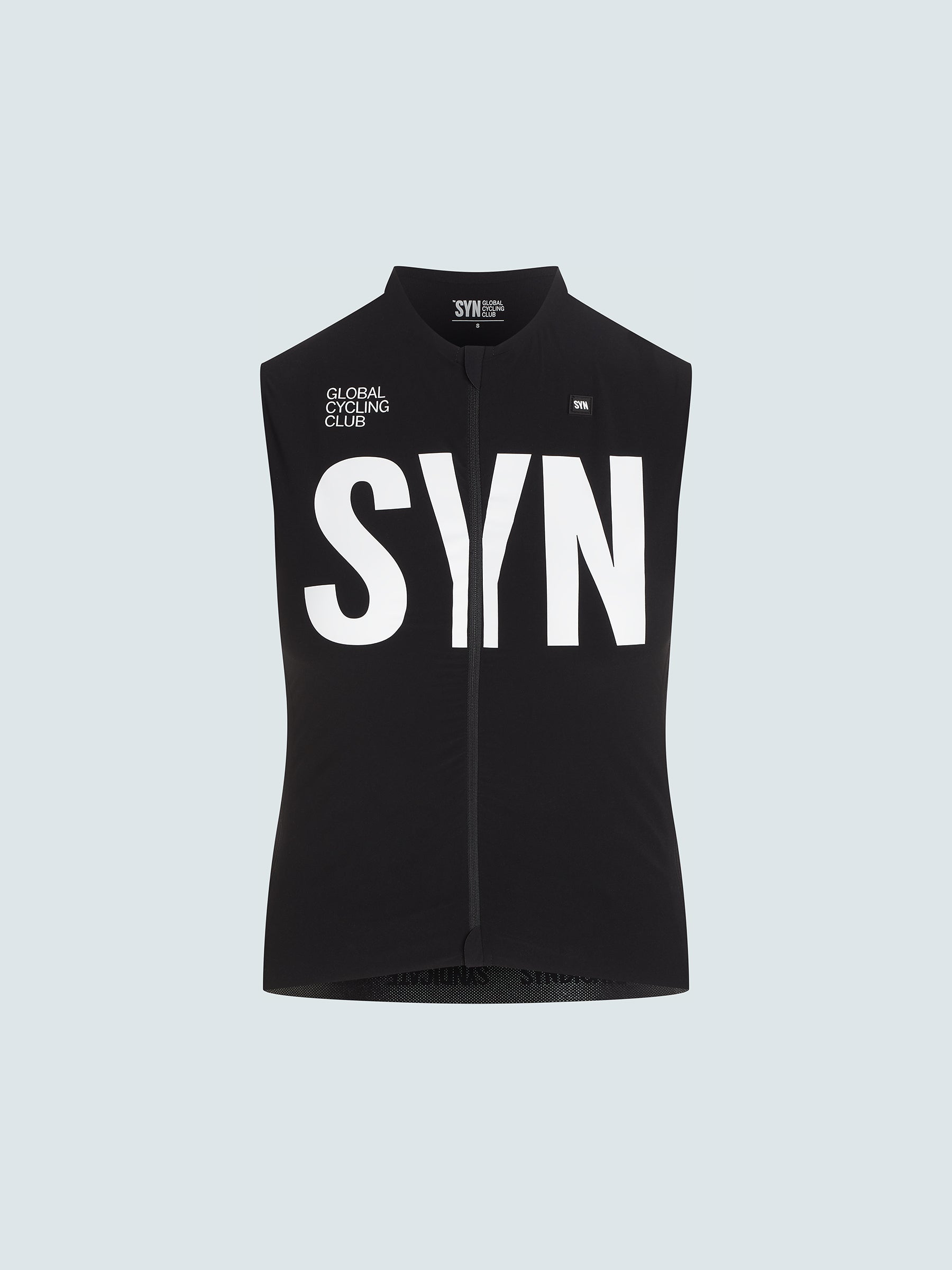 SYN 極輕防潑背心 Pro Tech Vest Black 女款 黑底白字