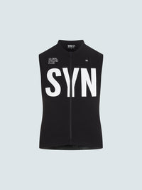 SYN 極輕防潑背心 Pro Tech Vest Black 女款 黑底白字
