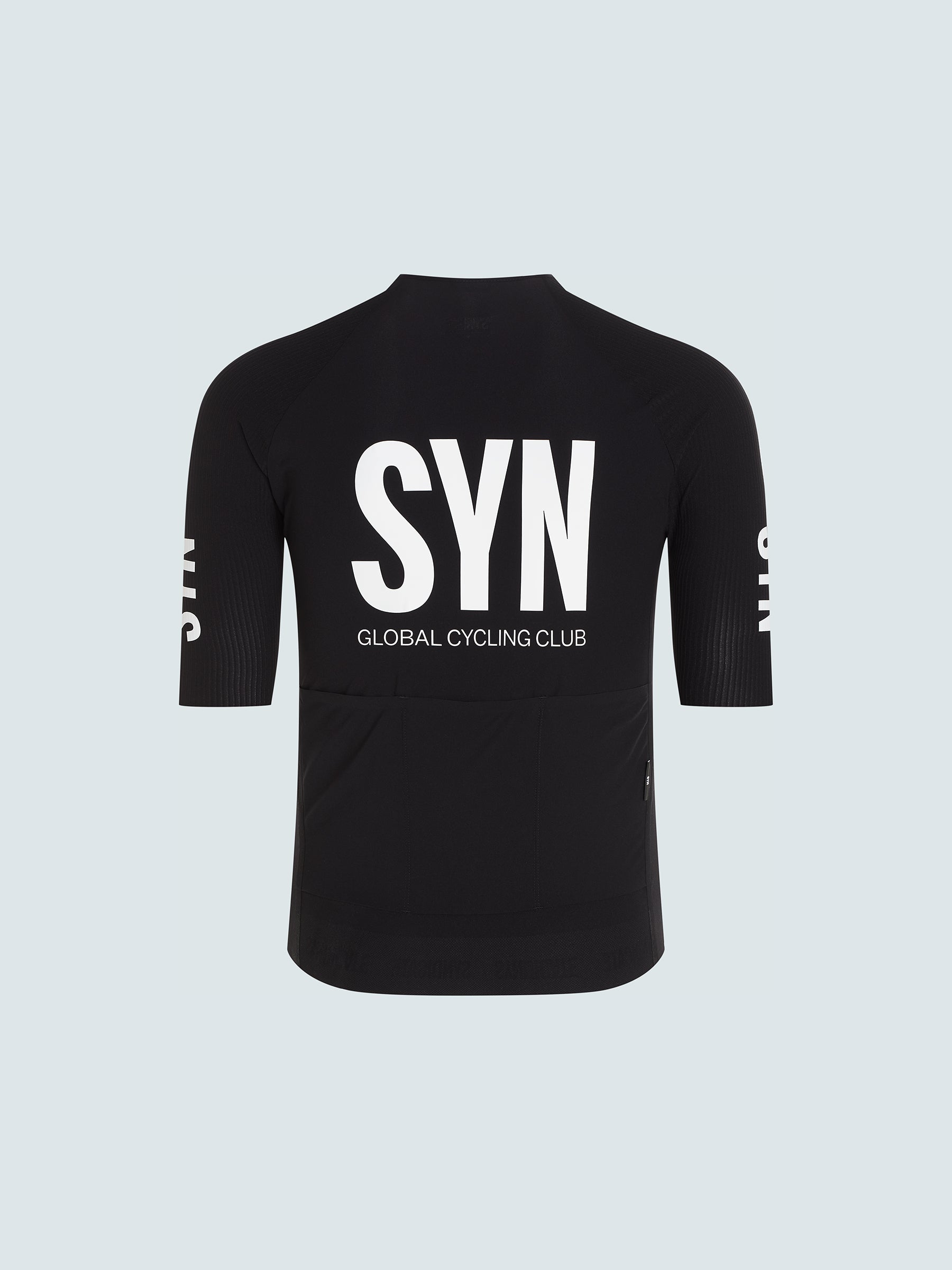 SYN 極輕車衣 Pro Tech Jersey Black 男款 黑底白字