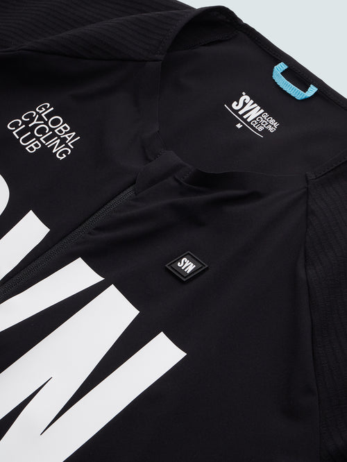 SYN 極輕車衣 Pro Tech Jersey Black 男款 黑底白字