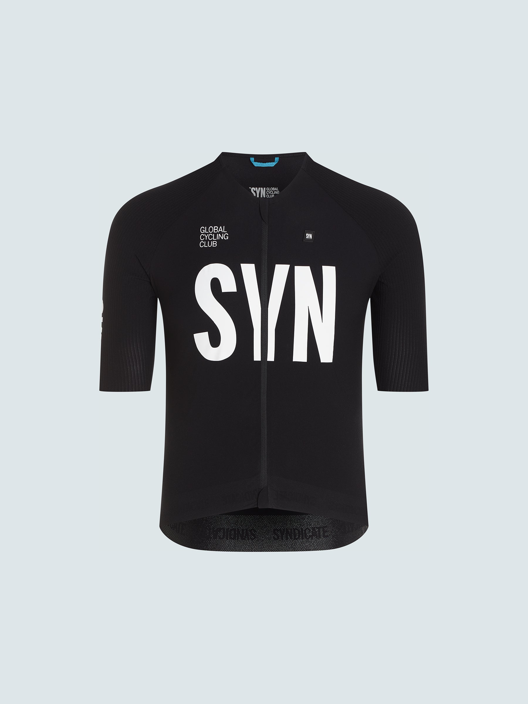 SYN 極輕車衣 Pro Tech Jersey Black 男款 黑底白字
