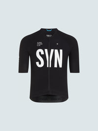 SYN 極輕車衣 Pro Tech Jersey Black 男款 黑底白字