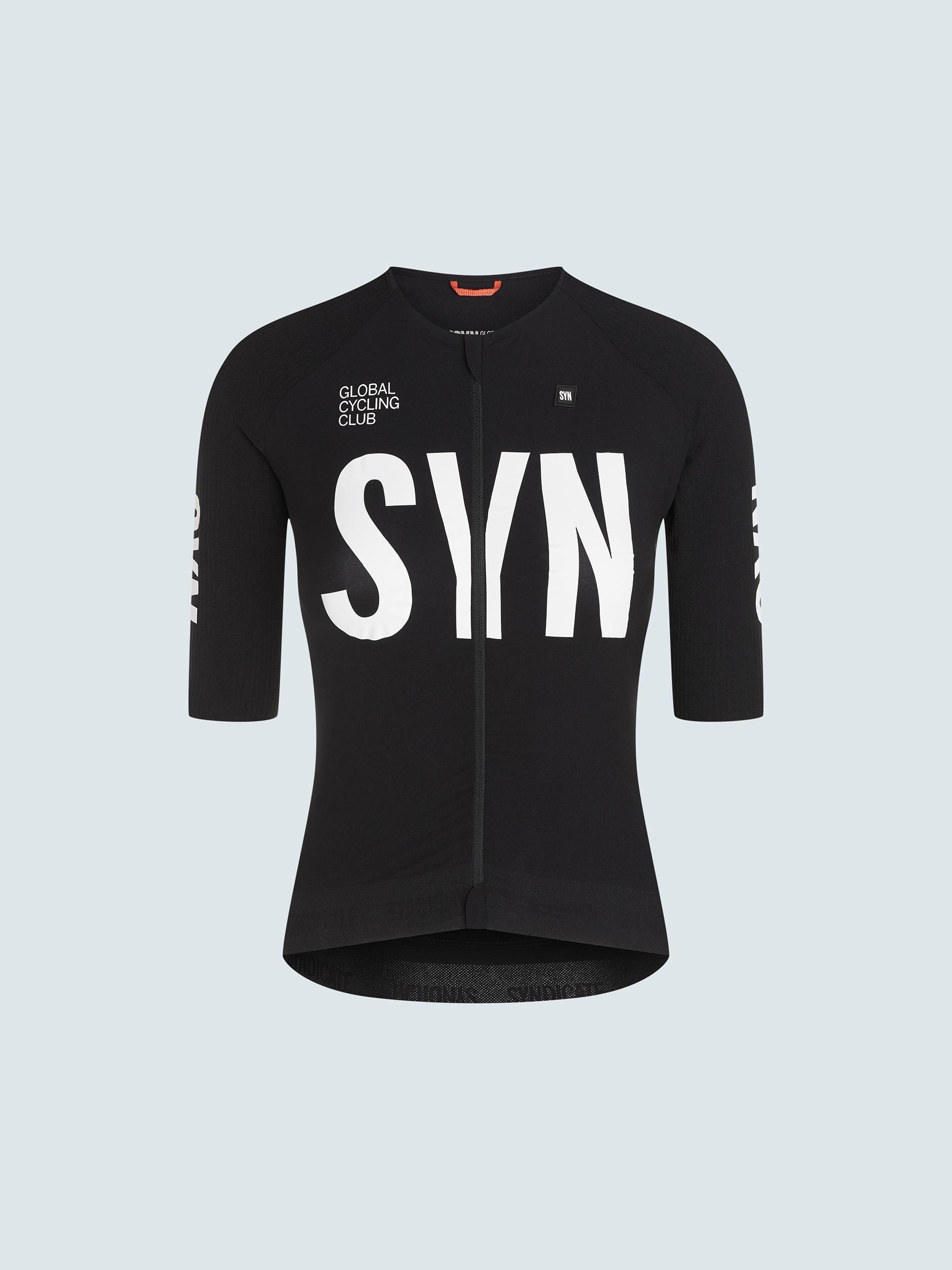 SYN 極輕車衣 Pro Tech Jersey Black 女款 黑底白字