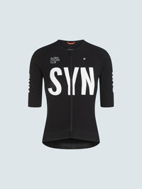 SYN 極輕車衣 Pro Tech Jersey Black 女款 黑底白字