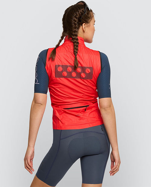 Pedla 防雨背心Pro Deflect Gilet Poppy Red 女款 罌粟紅