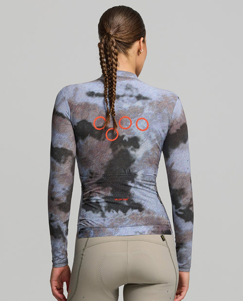 Pedla 薄長袖車衣 SuperSYSTEM LS Jersey Dark Purple 長袖 女款 灰