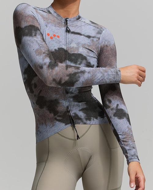 Pedla 薄長袖車衣 SuperSYSTEM LS Jersey Dark Purple 長袖 女款 灰