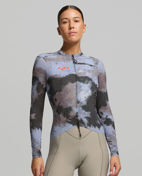 Pedla 薄長袖車衣 SuperSYSTEM LS Jersey Dark Purple 長袖 女款 灰