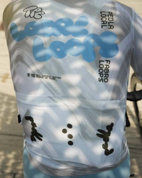 Pedla 車衣Local Loops Classic Jersey Bubble White Swirl 限定款 男款 灰白雲