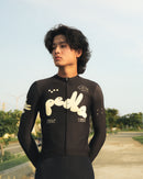 Pedla 薄長袖車衣 Local Loops LS Classic Jersey Bubble Black 限定版 男款 黑
