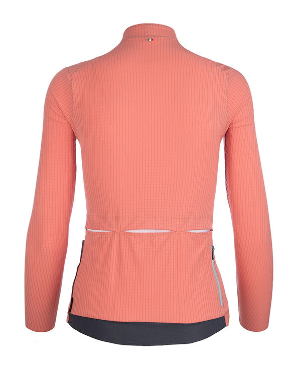 Q36.5 車衣 Pinstripe X Long Sleeve Jersey Women Rosa Antico Pink 女款 鮭魚粉
