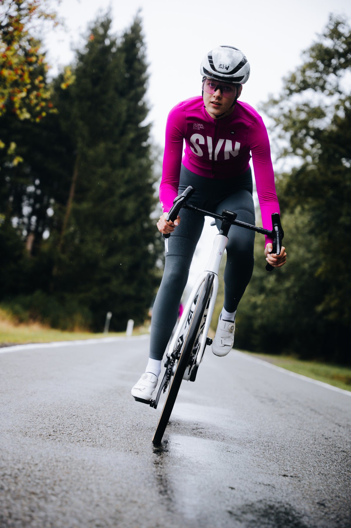 SYN 保暖長袖車衣Pro Thermal LS Jersey 2.0 Pink Haze 女款 桃