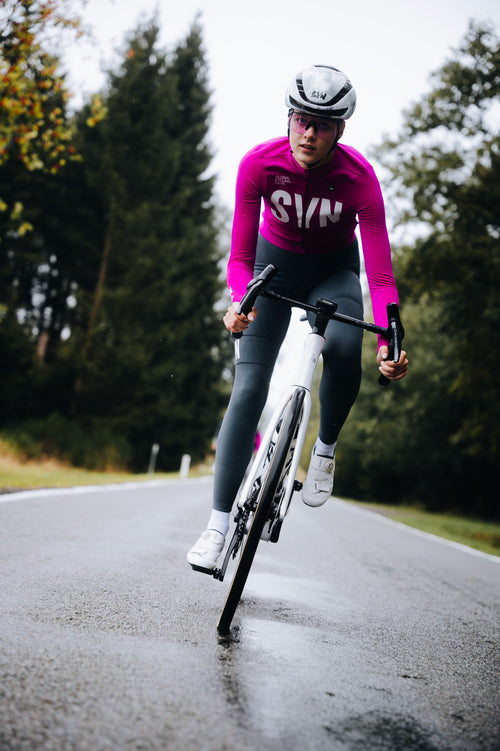 SYN 保暖長袖車衣Pro Thermal LS Jersey 2.0 Pink Haze 女款 桃