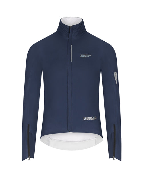 Q36.5 風雨衣外套 Pro Cycling Team Rain Shell Jacket Nautica Blue 男款 藍