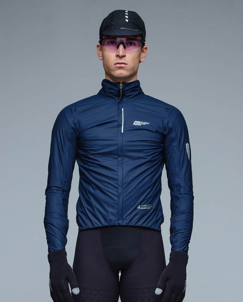 Q36.5 風雨衣外套 Pro Cycling Team Rain Shell Jacket Nautica Blue 男款 藍