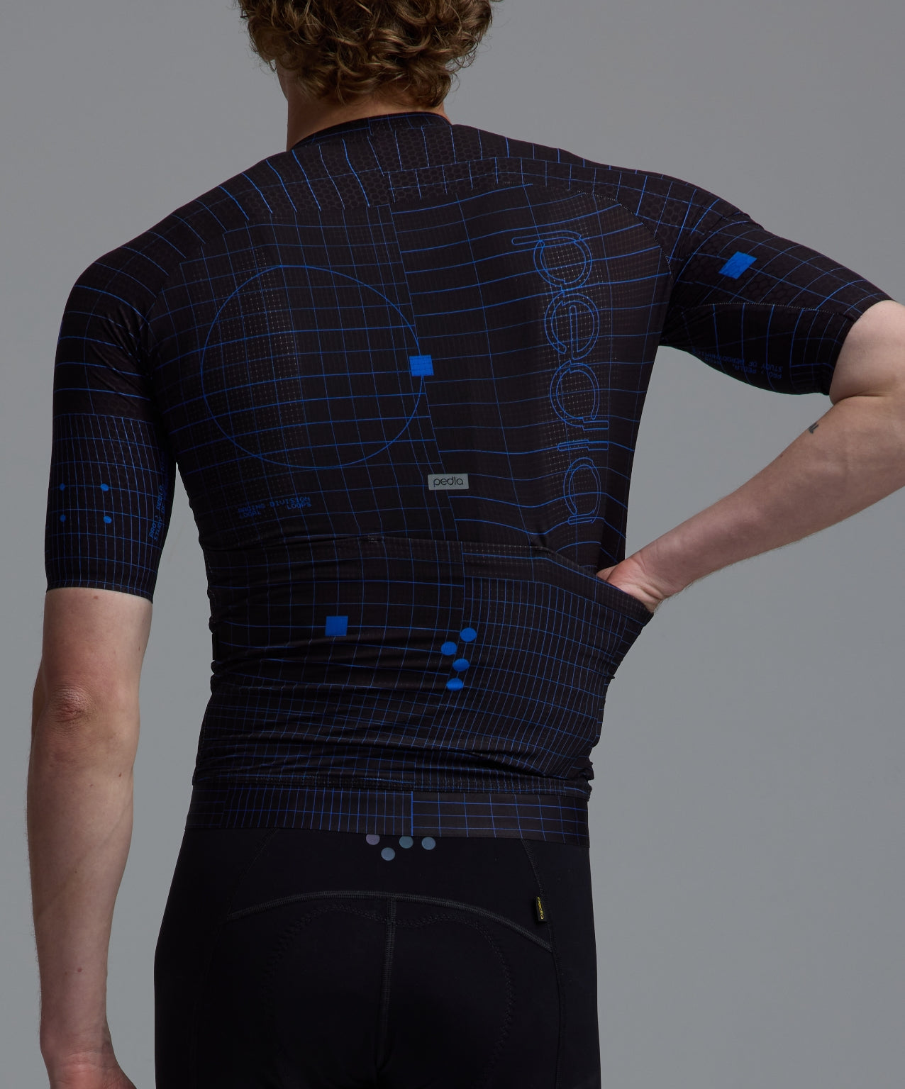 Pedla 車衣Pro Pursuit 3.0 Jersey Grid Black 男款 黑