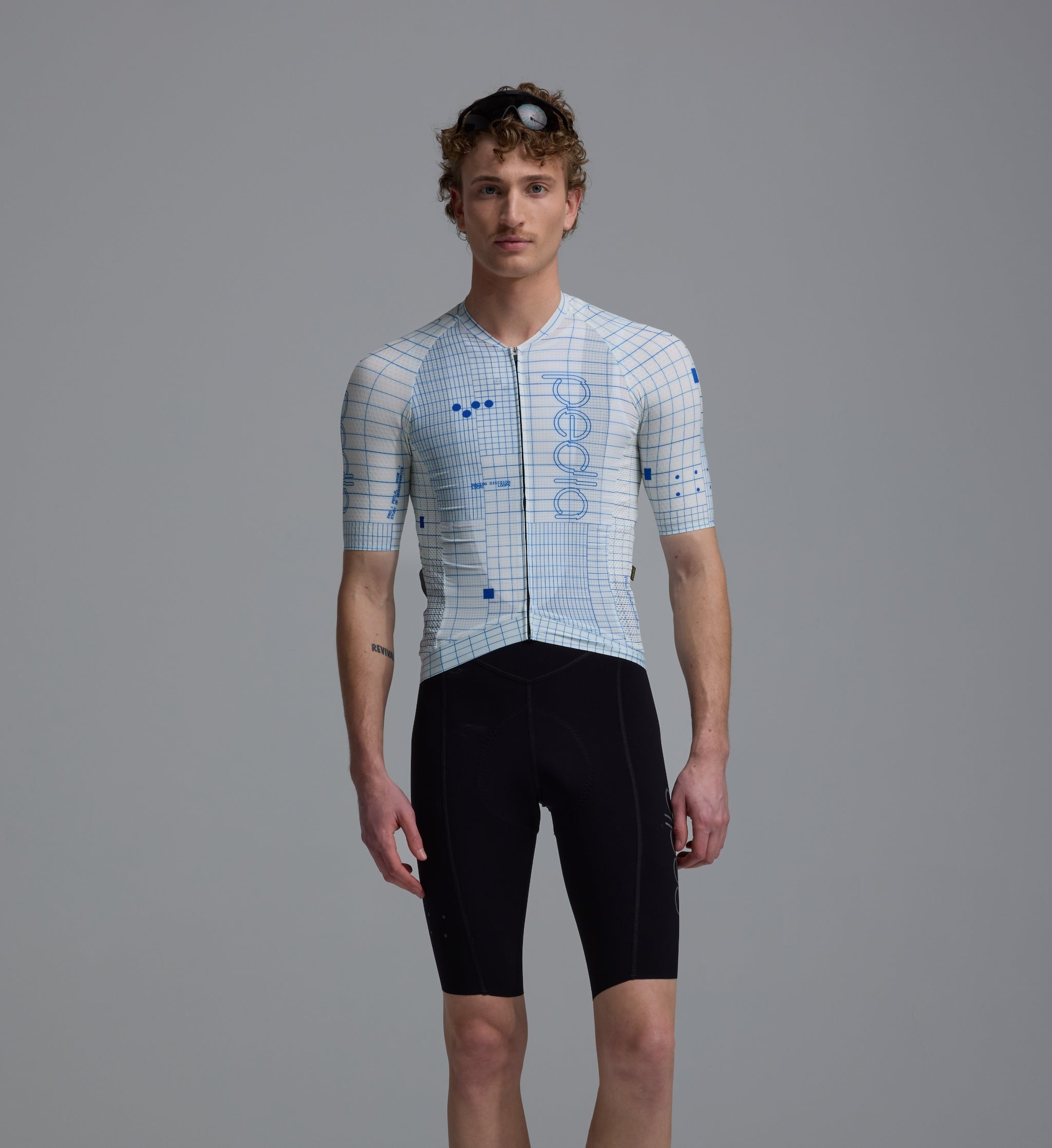 Pedla 車衣Pro Pursuit 3.0 Jersey Grid white 男款 白