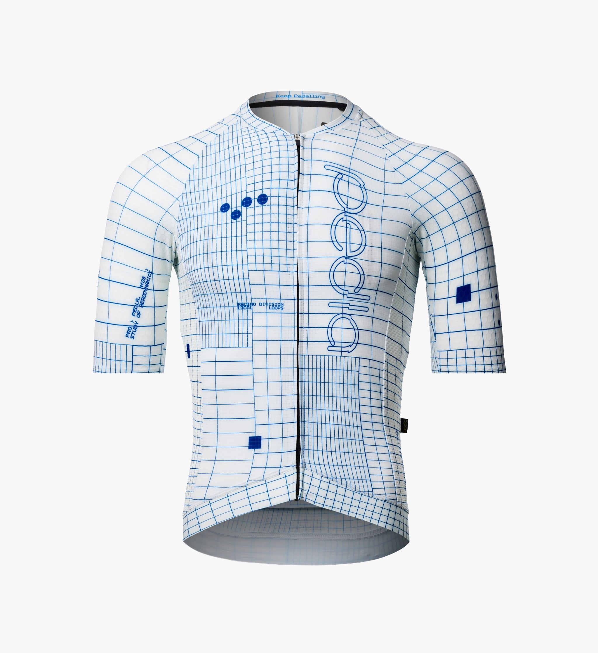 Pedla 車衣Pro Pursuit 3.0 Jersey Grid white 男款 白