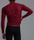 Pedla 薄長袖車衣Pro Pursuit 3.0 LS Jersey Brick 男款 紅