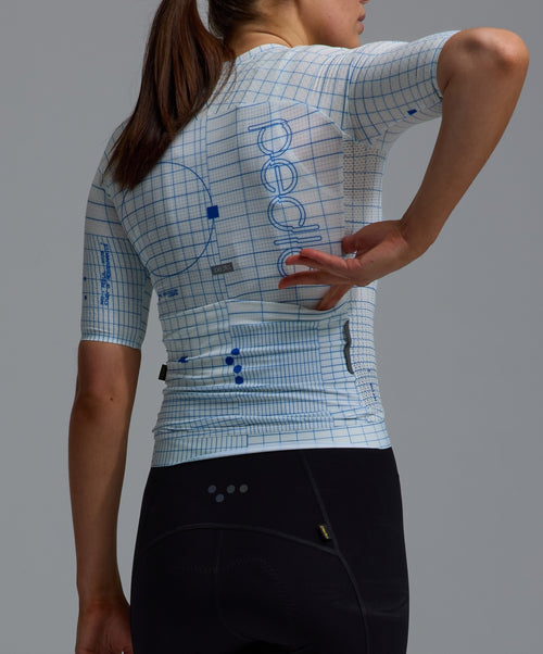 Pedla 車衣Pro Pursuit 3.0 Jersey Grid White 女款 白