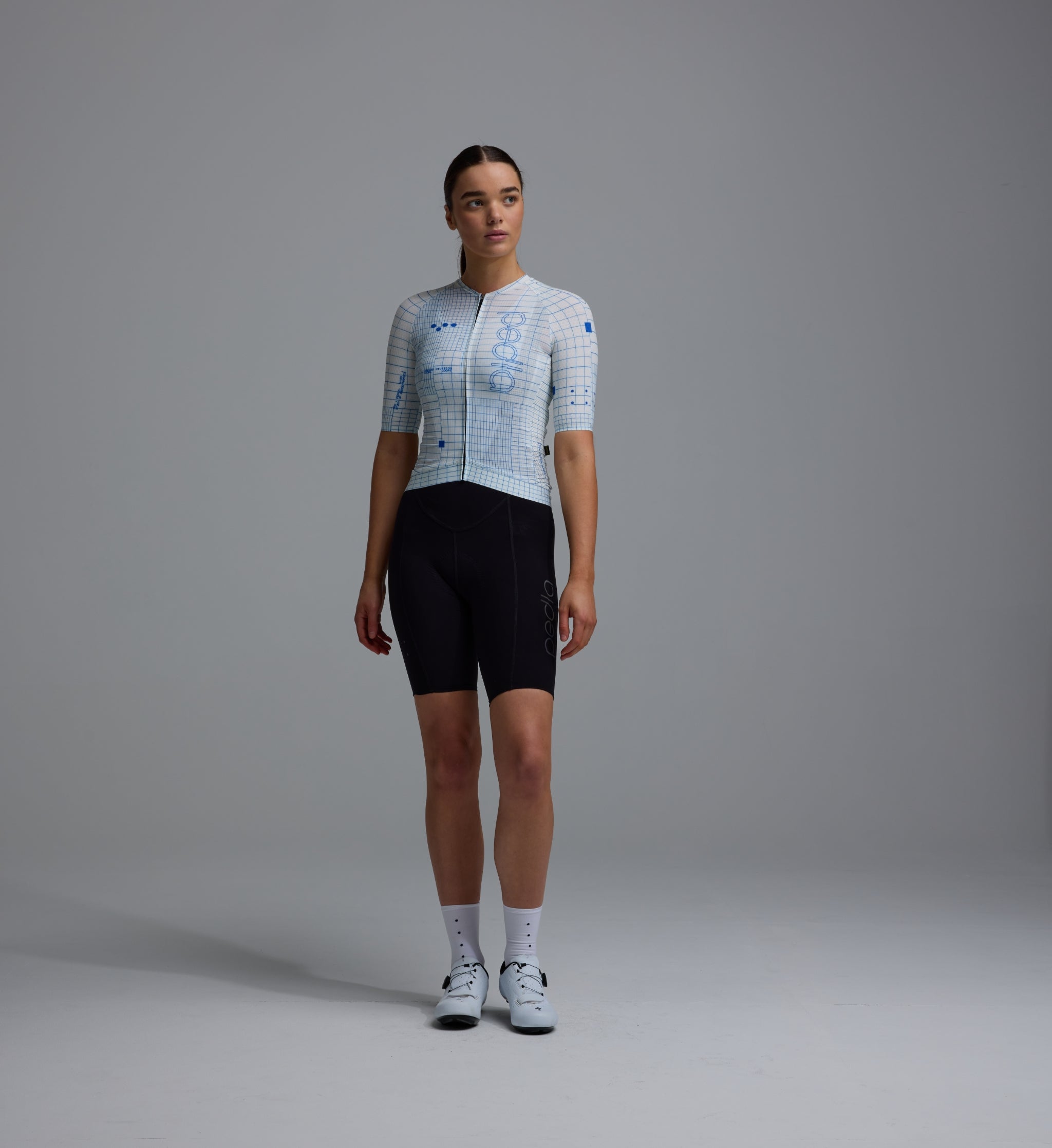 Pedla 車衣Pro Pursuit 3.0 Jersey Grid White 女款 白