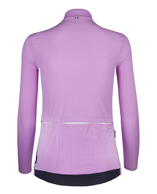 Q36.5 車衣 Pinstripe X Long Sleeve Jersey Women Lilla 女款 粉紫