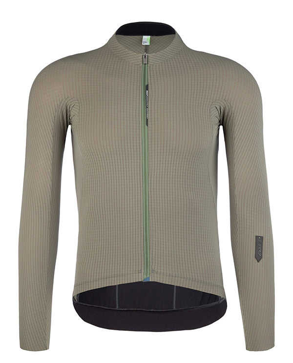 Q36.5 車衣 Pinstripe X Long Sleeve Jersey Women Olive Green 男款 橄欖綠