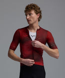 Pedla 車衣Race Division Training Jersey Grid Deep Red 男款 深紅