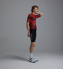 Pedla 車衣Race Division Training Jersey Grid Deep Red 男款 深紅
