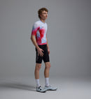 Pedla 車衣Race Division Training Jersey Grid Red 男款 白底紅染