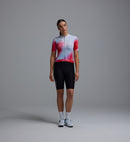 Pedla 車衣Race Division Training Jersey Grid Red 女款 白底紅染