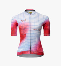 Pedla 車衣Race Division Training Jersey Grid Red 女款 白底紅染