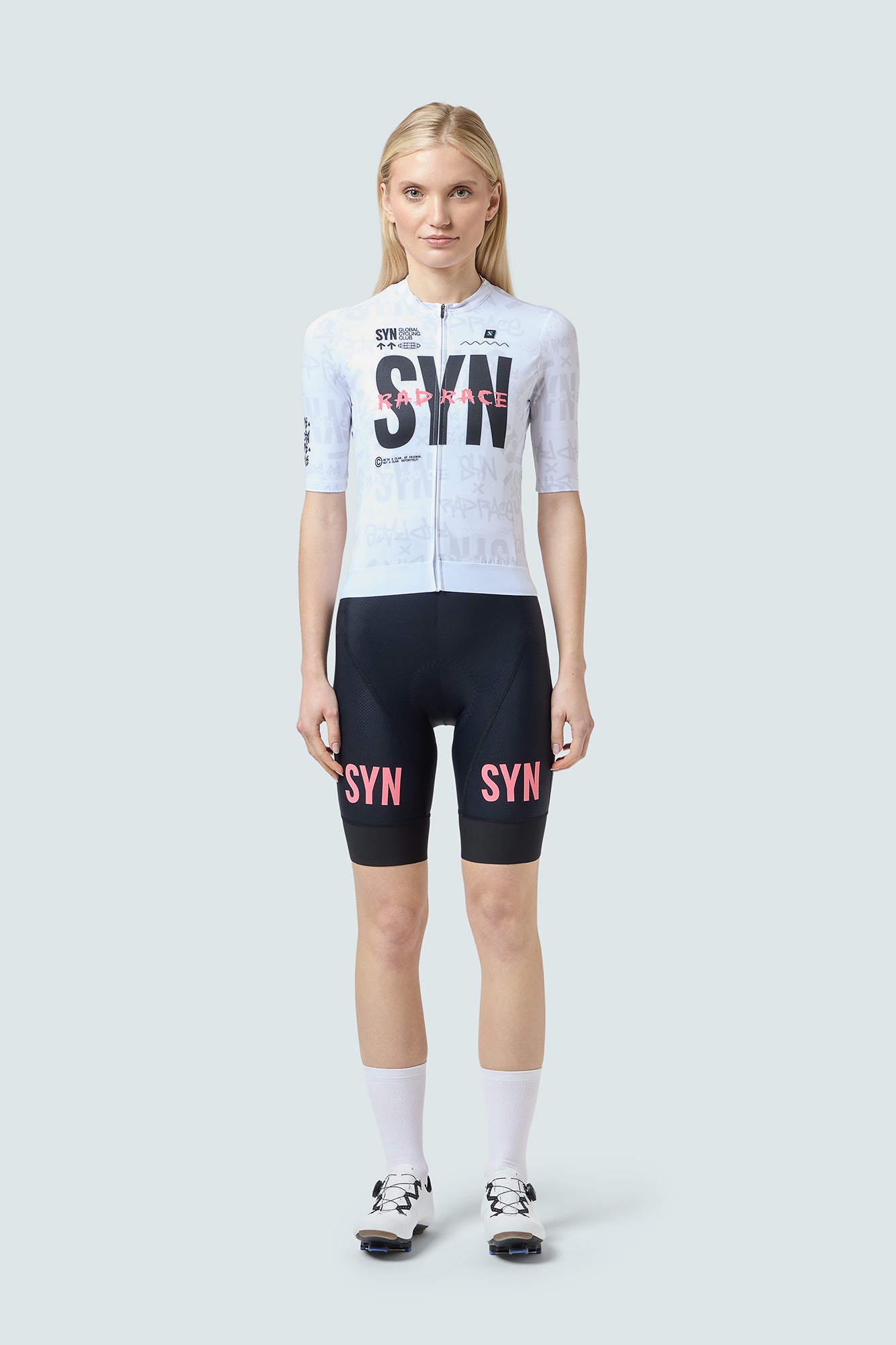 SYN 車衣 Pro Rad Race Jersey White 女款 白