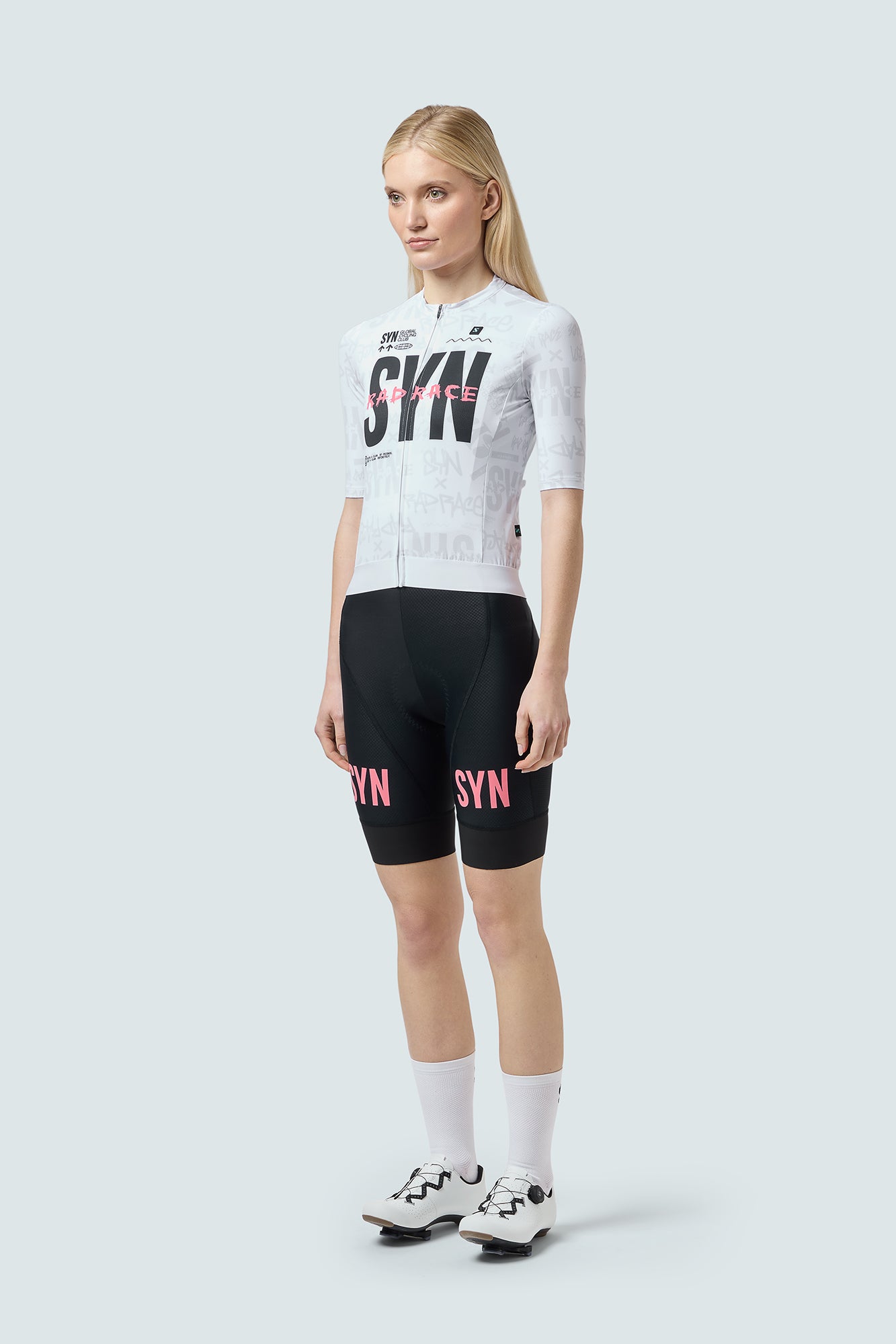 SYN 車衣 Pro Rad Race Jersey White 女款 白
