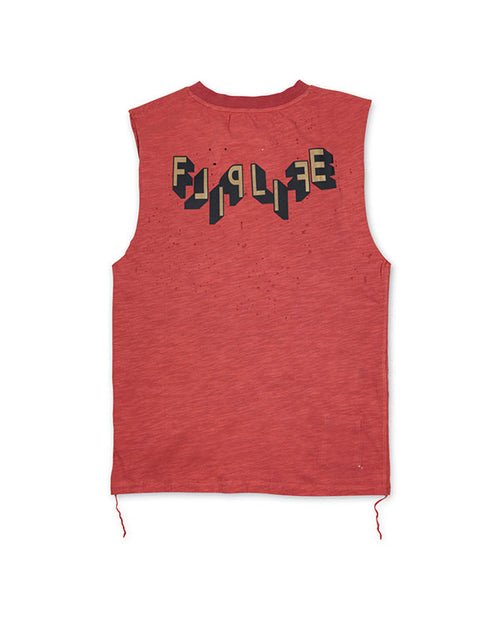 FLIPPOS 跑衣 SAVAGE TANK TEE (Men)橘