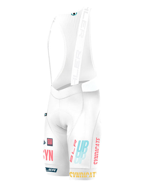 Biehler 車褲 Syndicate Race Team Bib Shorts White 男款 白