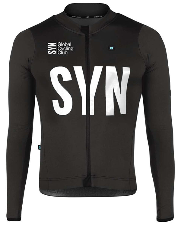 Biehler 長袖車衣Syndicate Training LS Jersey Black 男款 黑