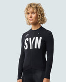 Biehler 長袖車衣Syndicate Training 2.0 LS Jersey Black 女款 黑