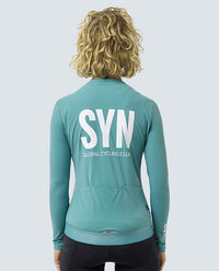 Biehler 長袖車衣Syndicate Training 2.0 LS Jersey Sea Green 女款 海洋綠