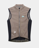 Café du Cycliste 背心 Sibille Softshell Gilet Oyster Grey 男款 棕