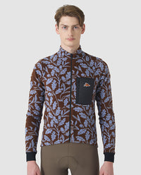 Café du Cycliste 車衣Solange Carob Verbena長袖 男款 櫟葉藍